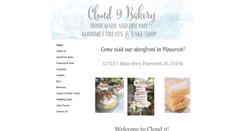 Desktop Screenshot of cloud9bakerycafe.com